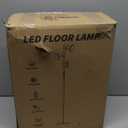 36W LED Tree Floor Lamp, Modern Dimmable Standing Lamp with Remote & Touch Control, 4 Color Temperatures, 3 Rotatable LED Light Floor Lamps for Living Room, Bedroom, Office (Black)