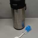 Coffee Carafe for Keeping Hot - 102oz/3L Airpot Coffee Dispenser with Pump - Insulated Stainless Steel Hot Beverage Dispenser for Parties - Thermal Carafe for Hot Drinks Water Tea Chocolate