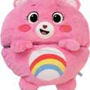 Happy Nappers: Care Bears Sleep Sack Medium - Cheer Bear - 54 x 20, 2-in-1: Plush Character Opens Into Sleeping Bag, Soft Nap & Play Animal, Kids 3+
