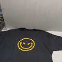 Evil Smile Face Funny Graphic Tee Bold Style for Men with Casual Men's Tee Shirt While Standing Out in Novelty T Shirts (3X-Large, Black)