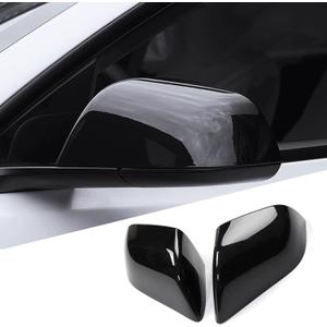for Tesla Model 3 Rearview Mirror Guard Cover, Side Mirror Cover Exterior Accessories fit for Tesla Model 3 2017-2025 (Model 3-Glossy Black)