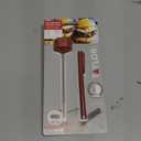 Taylor Waterproof Digital Instant Read Thermometer For Cooking, BBQ, Grilling, Baking, And Meat, Comes With Pocket Sleeve Clip, Red