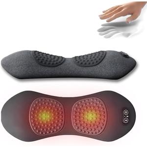 Smooth Triple Fusion Back Massager with Heat,for Sciatica Pain Relief Devices Lower Back Massager for Pain Relief deep Tissue 3-in-1 with Electric Traction Lifting