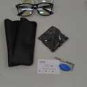 livho High Tech Blue Light Glasses - Advanced 99% Blue Light Blocking Computer Glasses - Anti Eyestrain & UV Glare Protection (*B1 Light Black+clear)