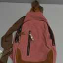 KL928 Canvas Sling Bag Crossbody Bags Casual Shoulder Daypack for Men Women