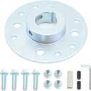 3/4 Inch Bore and 3/16 Inch Keyway Go Kart Sprocket Brake Hub Kit, Steel Sprocket Hub with Hardware Kit for Mini Bike Dune Buggies Drift Trike Heavy Duty Go Kart Cart