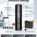 Updated Ear Wax Removal Kit, IPX7 Waterproof Ear Cleaning Tool with Clear LED Display, USB Rechargeable Electric Ear Irrigation Flushing System, Safe and Effective Electric Ear Cleaner Tool