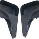 A-Premium Set of 2PCS Mud Flaps Splash Guards Mudguards Mudflaps Compatible with Dodge Caliber 2007 2008 2009 2010 2011 2012, Hatchback, Black, with Hardware Kits Accessory, Rear Left and Right