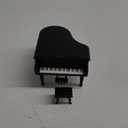 ANGEL MELODY Wooden Grand Piano Music Box Mechanism with Bench and Metal Pedal, Ring Storage Box Wind up You are My Sunshine Musical Boxes Birthday Gifts for Her, Kids, Daughter, Boys, Girls, (Black)