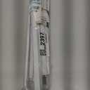 Yafa Home Fashion Durable Double Standard White Adjustable Curtain Rod Hardware Included (White, 66"-128")