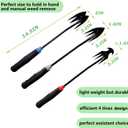 3Pcs Weed Puller Tool Garden Weed Pulling Tool,Portable Garden Weeder Tool,Gardening Weeding Tools for Garden Hand Tools for Vegetable Gardening Backyard Farm Planting & Uprooting Weeding Tool
