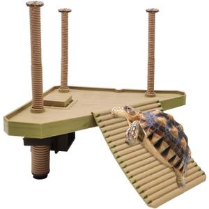 Tfwadmx Turtle Basking Platform, Floating Turtle Dock, Turtles Platform for Aquarium, Aquatic Juvenile Turtles, Frogs, Crabs (Medium)