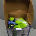 EagleStone Movable Dinosaur Shooting Toys for Kids,Electronic Target Shooting Games with 2 Pump Gun,48 Balls Party Favor Toys with Score Record, LED & Sound, Dino Toys Gift for Boys and Girls (6b-green)