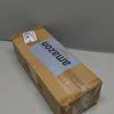 Under Desk Cable Management Tray No Drill, Metal Mesh Cable Management Under Desk with Clamp Mount, 2 Hole Cable Tray with Wire Management and Cord Organizer for Home Office Standing Desk (13.38", Black)