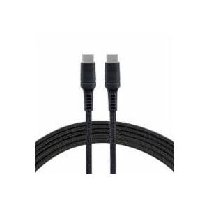 CELLCandy USB C Braided Charge and Sync Cable - Black 