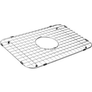Serene Valley Sink Bottom Grid 19" x 12-1/2", Centered Drain with Corner Radius 1-1/2", NDG1912C, Medium