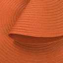 SHACOS Round Placemats Set of 4 for Dining Table Autumn Fall Round Braided Place Mats Washable Non Slip Kitchen Table Mats Decor, Bright Orange