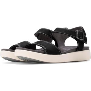 Eastland Women's Longwood Slide Sandal (8, Black)