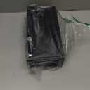 Bathroom Decor Box,Wooden Toilet Tank Topper Basket Tray,Back of Toilet Basket for Paper Storage Bathroom Counter Organizer (Black, Set of 2 Pieces)