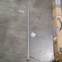 Amazon Basics Tension Curtain Rod, Adjustable 54-90" Width - Nickel, Classic Finial