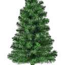 3FT Premium Hinged Artificial Holiday Small Mini Christmas Tree for Tabletop,Home, Office, Indoor and Outdoor Holiday Decoration,Easy Assembly Metal Hinges & Foldable Base
