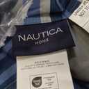 Nautica - Twin/Twin XL Comforter Set, Reversible Cotton Bedding with Matching Sham, Medium Weight for Year Round Use, Dorm Essentials, Oeko-Tex Certified (Lakeview Blue)