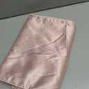 10 Pack Satin Table Runner 12 x 108 Inch Long Rose Gold Smooth Silk Fabric Table Runner for Birthday Parties Wedding Banquets Decorations.