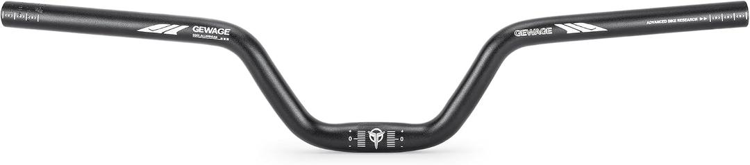 25.4 Bike Handlebar - 90mm Riser Handlebar - 620mm Aluminium Alloy Mountain Bike Bicycle Handlebars (25.4-90mm Rise)