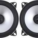 2pcs 4 Inch 60W 2 Way Car Coaxial Vehicle Door Auto Audio Music Stereo Full Range Frequency HiFi Speakers