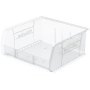 Akrobins Plastic Storage 16"x14"x8" White