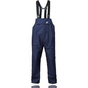 Rain Pants for Men Women Waterproof Rain Gear Bib Overalls Trousers for Fishing Hunting (Large, Navy)