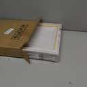 HOMEOART Bathroom Wall Art Bath Tub Painting Picture Bathroom Wall Decor Framed Ready to Hang 12x12 Inch, 3 Pcs (Red)