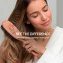 100% Pure Calcutta Boar Bristle Hairbrush for Natural Healthy Hair, Stiff Bristle, Made in Germany's Black Forest
