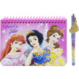 Disney Princess Autograph Book with Pen - Pink, 5.8" x 4.0", 1 Book - For Kids, Reading, Princess Theme