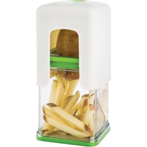 PrepWorks Tower Fry Cutter Heavy-Duty Potato Cutter for Perfect Fries, Easy-to-Use, Stainless Steel Blades, BPA-Free