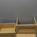 FUSUNBAO Magic DIY Storage Organizer - Stackable Cubes for Home Books, Clothes, Toys-Modular Cubby Storage System-Office Cubical-Bookcase Closet (Antique Brown, 1 Layer Cube)