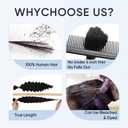 Human Braiding Hair for Boho Braids,150g 14 Inch 3 Bundles Ombre Deep Water Wave Bulk Boho Curly Human Hair Bundle for Braiding,1b/30 Highlight No Weft Wet and Wavy Knotless Braiding Hair Extensions