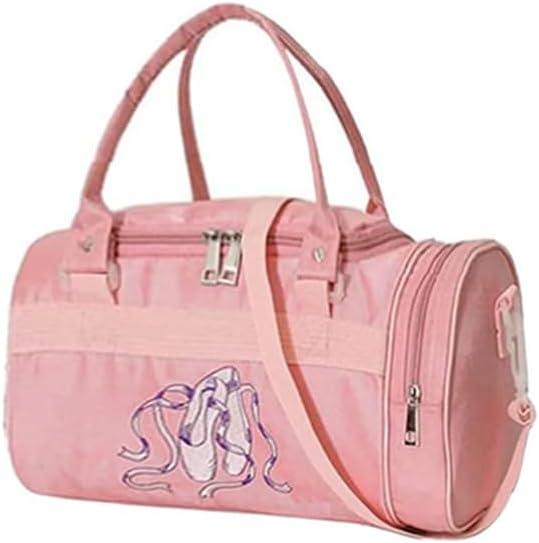 Small Dance Bag For Girls Small Gym Duffle Bag Overnight Bags For Kids Weekend Bags (pink1)