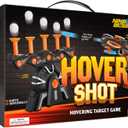 Hover Shot Shooting Toy for Kids - Ball Target Game for Nerf Guns - Cool Birthday Gifts Toys for Boys Age 6+ Year Old Boy Best Teenage Gift Idea - Gun, Targets & Darts - Powered by Plug or Batteries