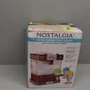 Nostalgia Snow Cone Shaved Ice Machine - Retro Table-Top Slushie Machine Makes 20 Icy Treats - Includes 2 Reusable Plastic Cups & Ice Scoop - Retro Red