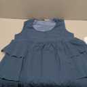 Vijiv Womens 1920s Inspired Flapper Dress High Tea Great Gatsby Maroon with Tiered Skirt 20s Dress (12-14, Blue)