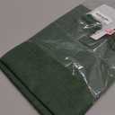 Decorelia Christmas Faux Linen Round Tablecloth, Decorative Fabric Waterproof Texture Farmhouse Table Cloth Cover for Dining Kitchen Party Indoor Outdoor Use (60 Inch, Round (2-4 Seats), Dark Green)