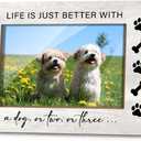 Dogs Picture Frame, Dog Mom Pet Memorial Gifts for Dogs Bereavement Gifts, Puppy Photo Frame 4x6 Photo, Desk Shelf Decor, Christmas Birthday /14