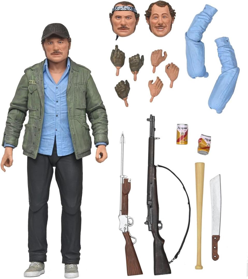 NECA Sam Quint (Jaws 50th Anniversary) 7 inch Scale Action Figure