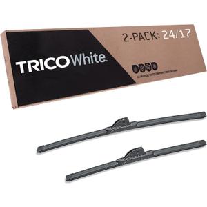 TRICO White 24" + 17" Extreme Weather Premium Winter Automotive Replacement Windshield Wiper Blades (Set of 2), Passenger and Driver Side All-Weather Beam Wiper Blades for Select Vehicle Models