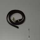 JASGOOD Womens Skinny Leather Belt Ladies Thin Faux Leather Belt with Gold/Silver Buckle for Jeans Dress Pants (Fit waist size 26-30 inch)