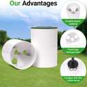 RAWILL Golf Hole Cutter Set with Golf Hole Cup, 4 inch and 6 inch