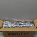 Freezer Organizer Bins, 4 Pack Stackable Deep Chest Freezer Organizer Bins, Foldable Baskets with Handles, Black Storage Container Baskets for 5/ 7 Cu.FT Deep Freezer Sort Frozen Meats