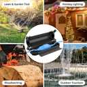 2 x QUOBAS 2 Pack Small Outdoor Extension Cord Cover, Waterproof Electrical Box for Outdoor Outlets, Plugs, Holiday Christmas Lights, Power ToolsBlack
