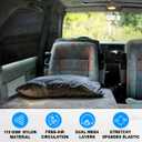 5 x Car Window Shades, 2 Pack Breathable Car Window Shade for Baby for Side, Super Stretchy Sun Shade for Car Window for Baby Block Sun Heat and Harmful UV Rays, Universal Fit Most (98%) of Cars, SUV